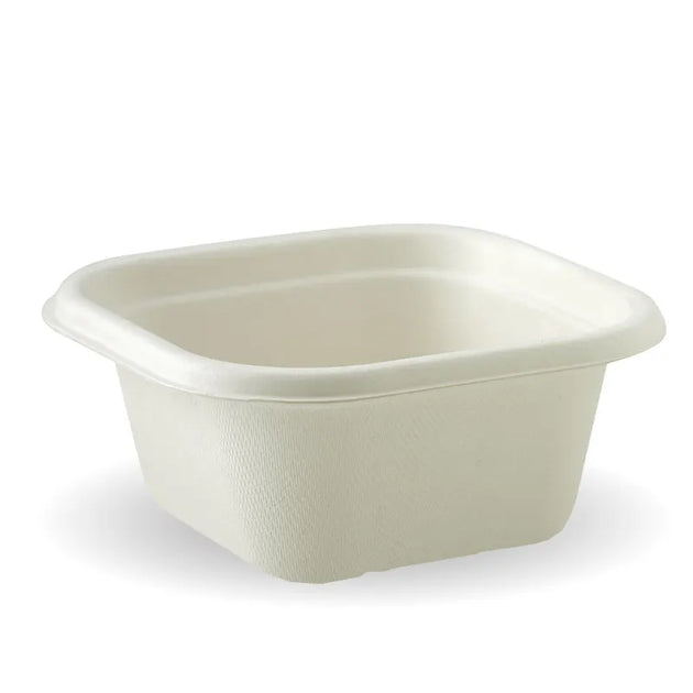 480ml White Plant Fibre Takeaway Base (600pcs)