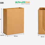 SOS Bag # 16 - EcoVolve - Brown - 80 GSM (250 Pcs)