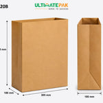 SOS Bag # 20 - Brown - EcoVolve - 80 GSM (250 Pcs)