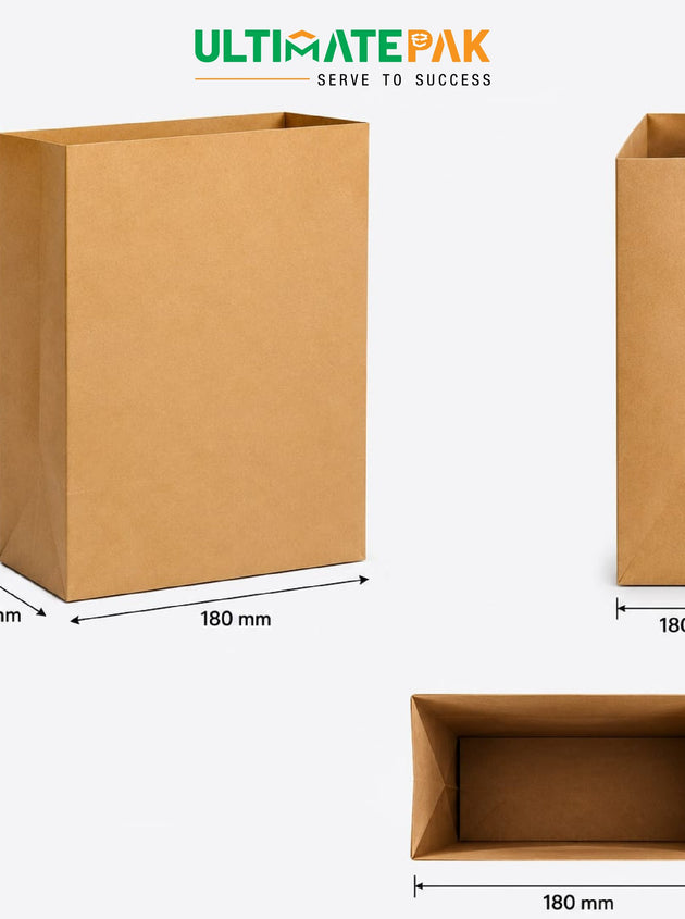SOS Bags # 12 - EcoVolve - Brown - 80 GSM (1000 Pcs)