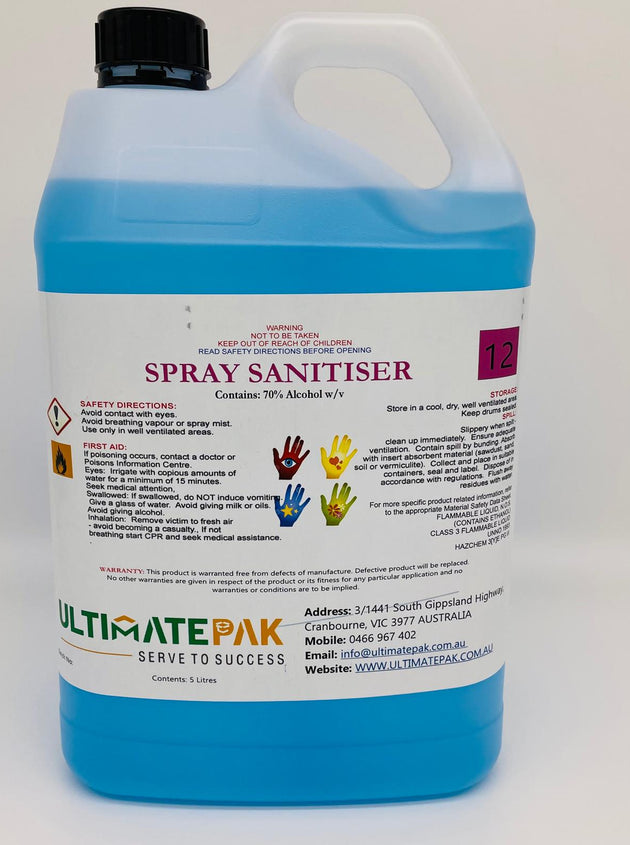 Spray Sanitiser 70%