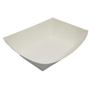 White Cardboard Takeaway Tray 2- Small (900 Pcs)