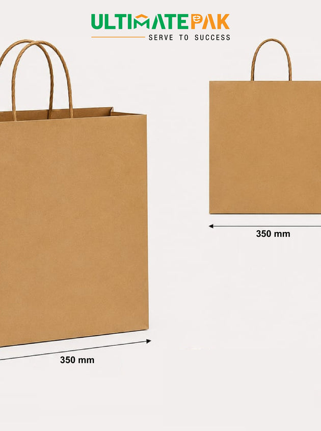 Large Twisted Handle Bags- Craft - EcoVolve (150 Pcs)