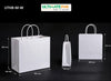 Medium Twisted Handle Bags- White - 100 GSM (250 Pcs)