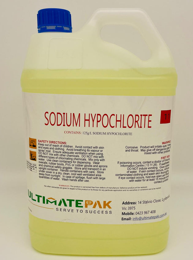 5L Sodium Hypochlorite 12.5%