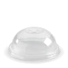 76mm PLA Dome Lid - Clear X-Slot (1000 Pcs)