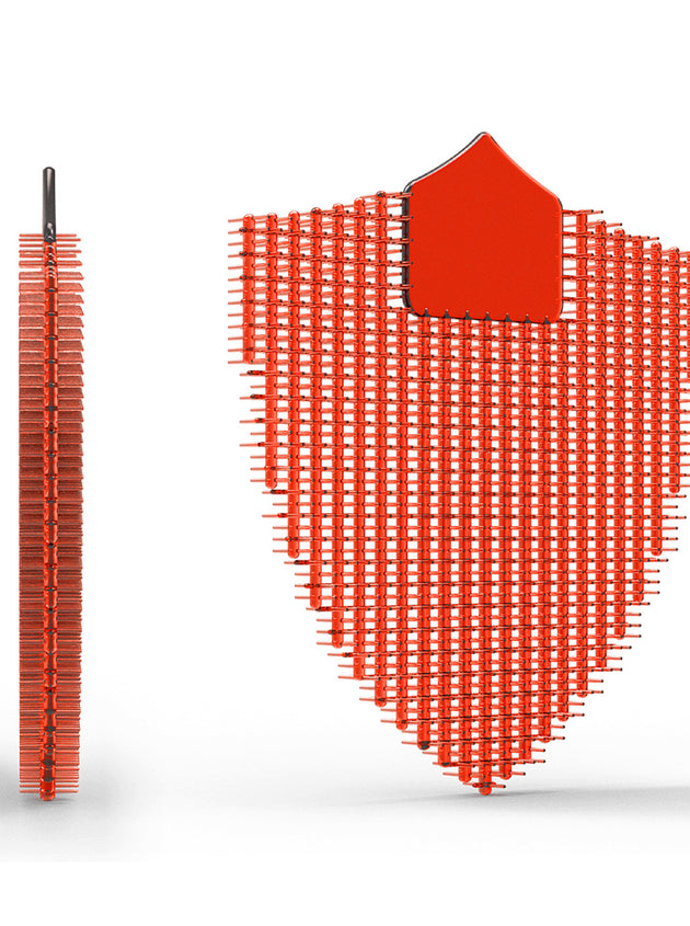 Double Sided Bristle Urinal Screens Deodorizer - Mango