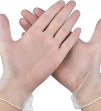 Vinyl Disposable Gloves - Lightly Powdered  - Clear - Medium (1000 Pcs)