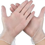 Vinyl Disposable Gloves - Powder Free - Clear - Medium (1000 Pcs)