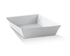 White Corrugate Takeaway Tray 2- Square (250 Pcs)