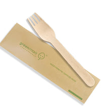 Wooden Fork Individually Wrapped- 160mm (500 Pcs)