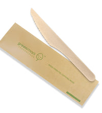 Wooden Knife Individually Wrapped- 165mm (500 Pcs)