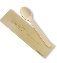 Wooden Spoon  Individually Wrapped - 160mm (500 Pcs)