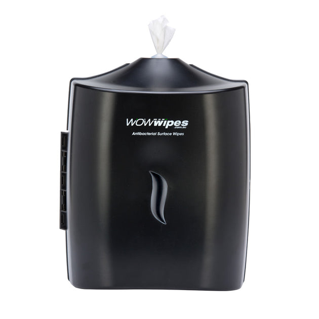 Antibacterial-Wipes Dispenser - Wall Mount - Black Silicone