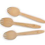 Wooden Spork - 165mm (1000 Pcs)