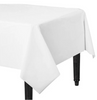 Plastic Table Cover White 137x274cm (96pcs)
