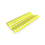 Greaseproof Paper Gingham Yellow - 1/2 cut - 190x150mm (400 Pcs)
