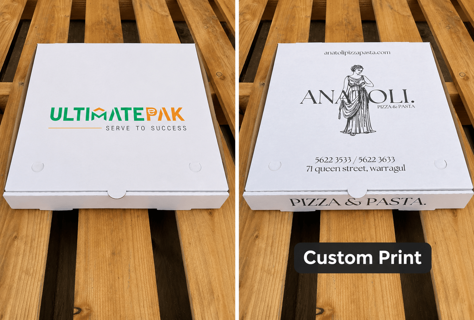 Custom Packing Anatoli Pizza Box