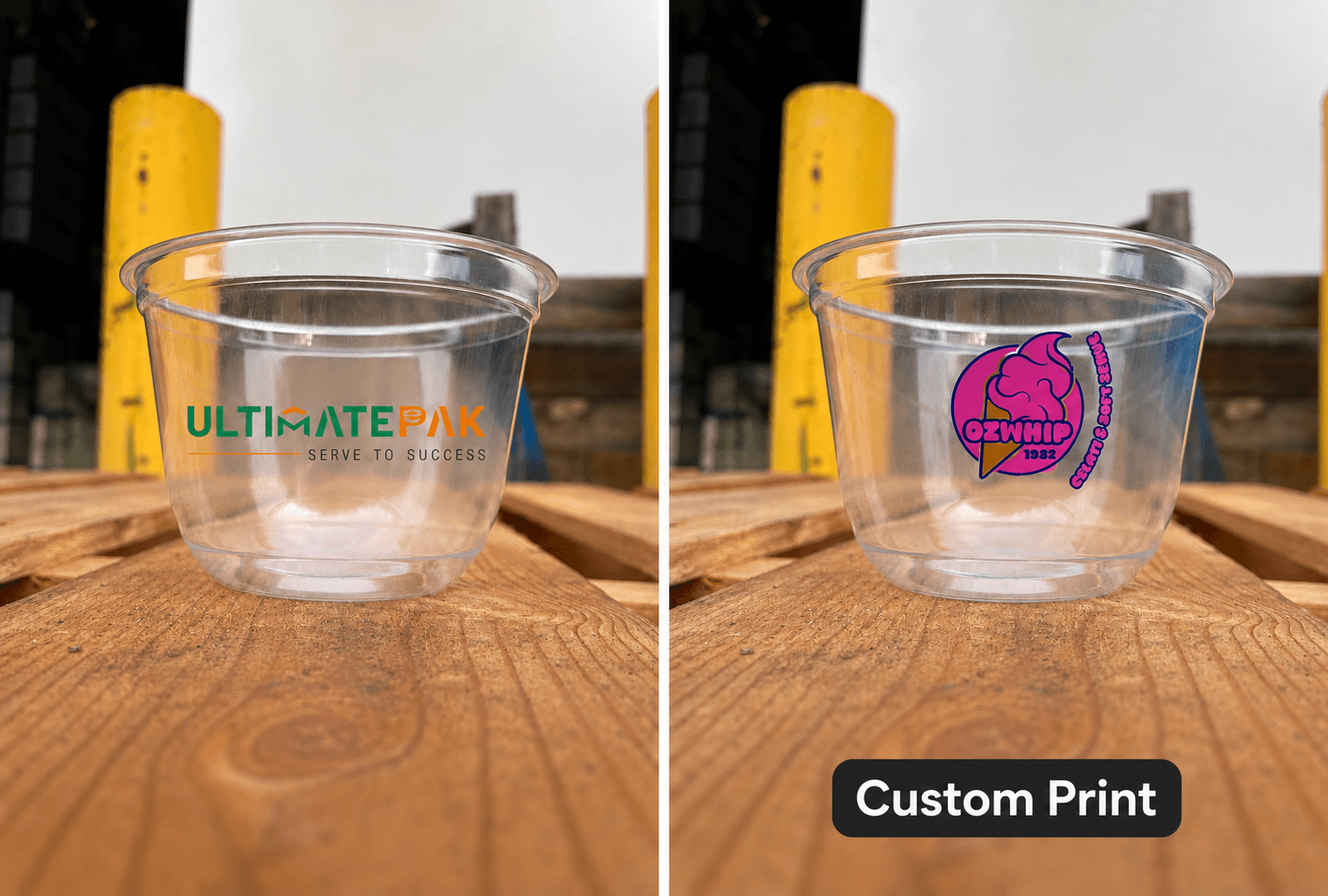 custom printing ice cream cups